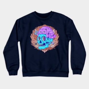 Creative Skull cat creature Crewneck Sweatshirt